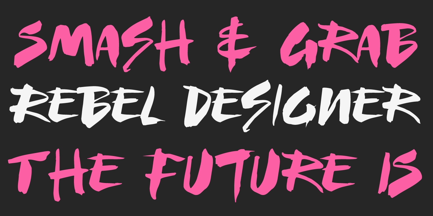 examples of the Fashionista typeface