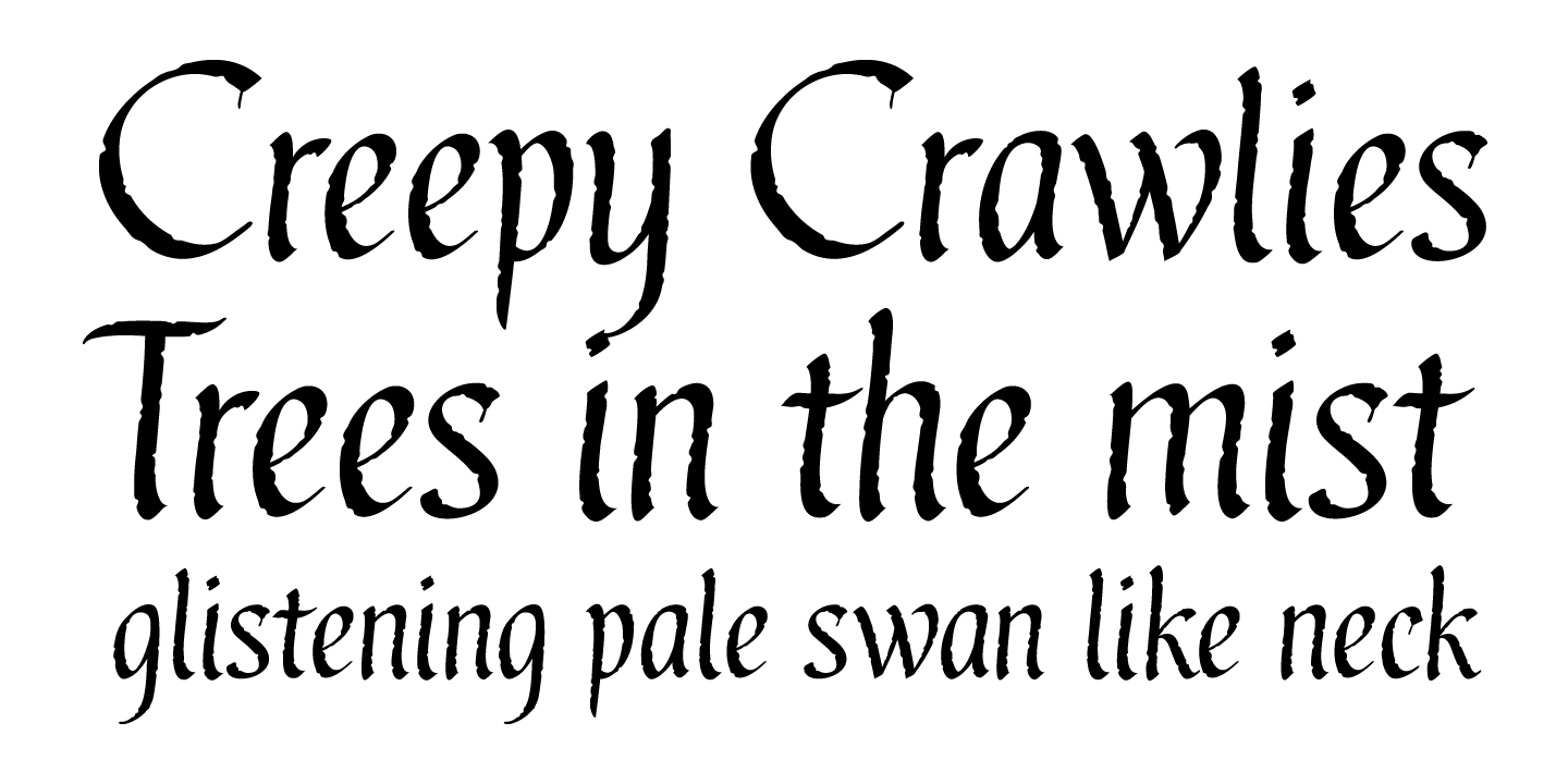 examples of the Gothic Ultra 2.0 typeface